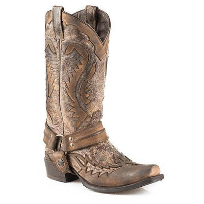 Stetson Mens Outlaw Snip Toe Boots