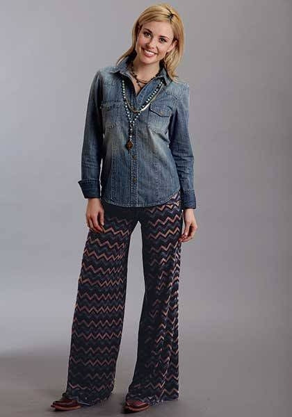 Stetson Ladies Fall I Chevron Knit Pants
