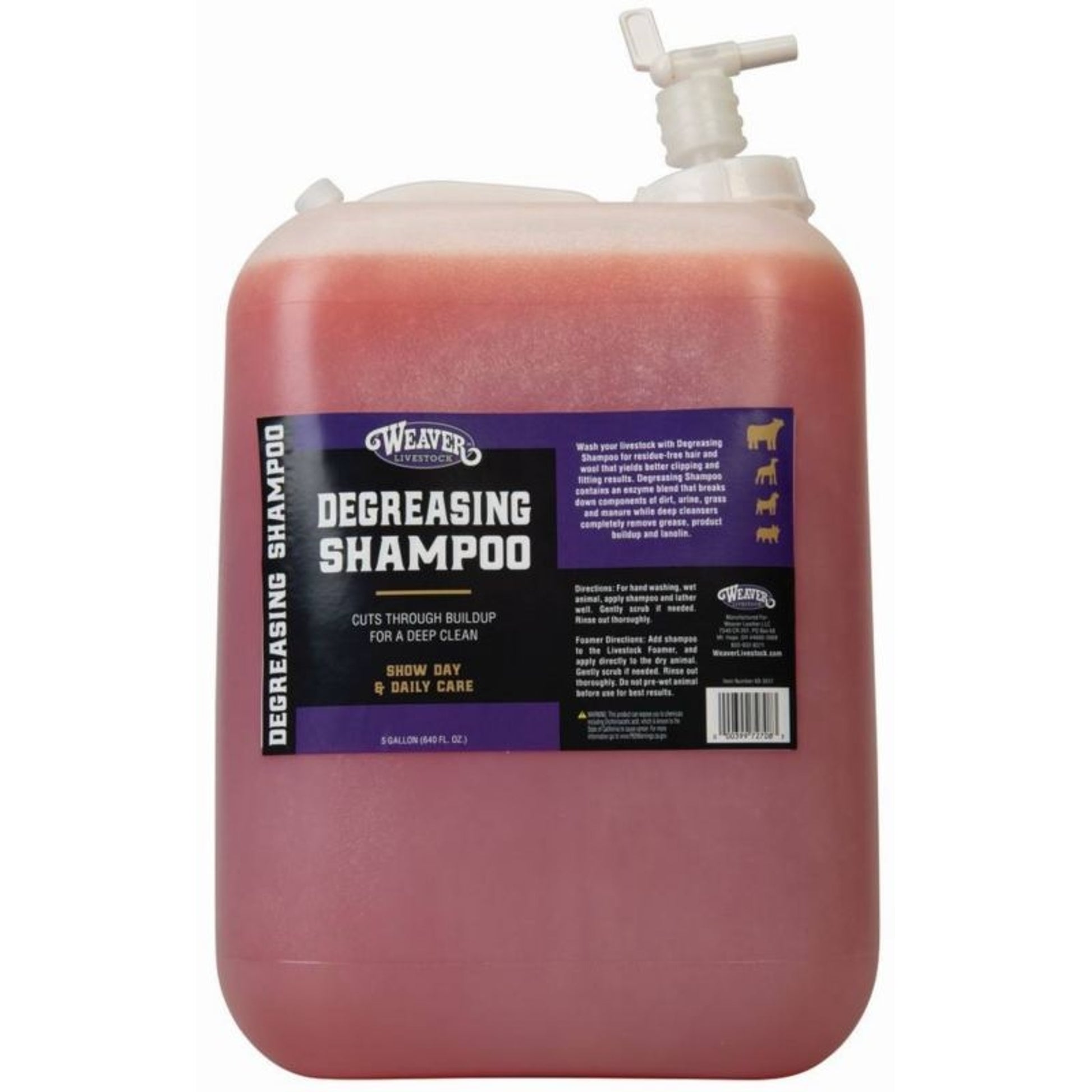 Weaver Degreasing Shampoo