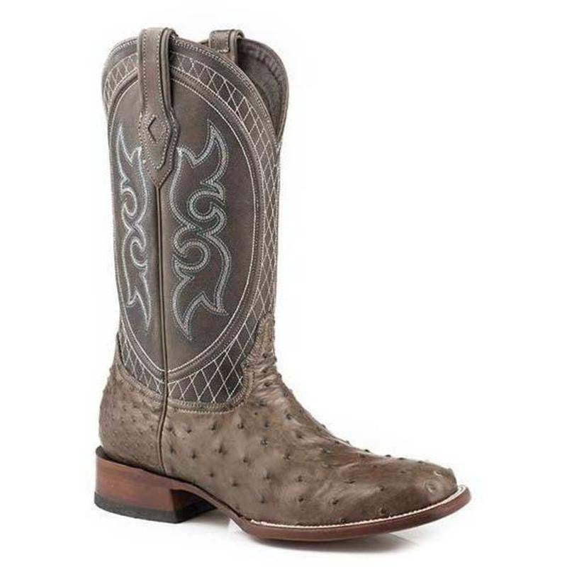 Stetson Mens Ozzy Ostrich Boots