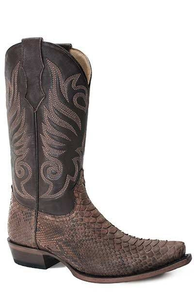 Stetson Mens Dynamite Cowboy Boots 11.5 D Brown