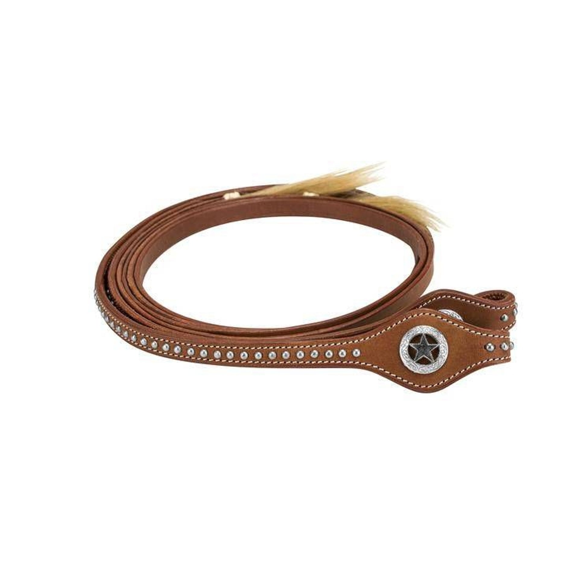 Tuffrider Western Split Reins with Horse Hair Tassel